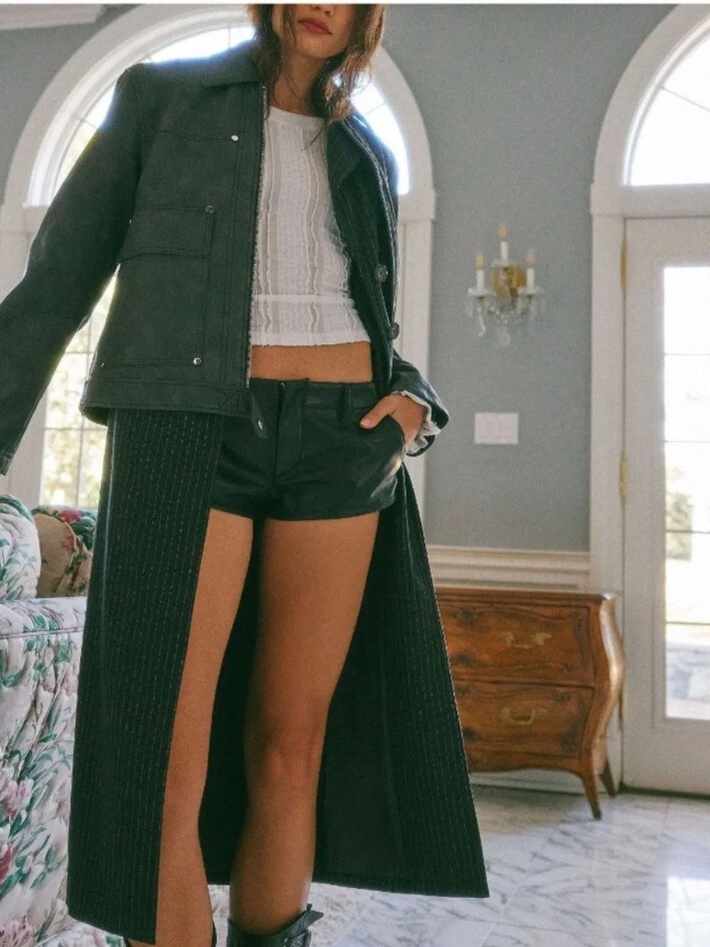 NWT FREE PEOPLE Rocky Long Sleeve / White SZ: XL